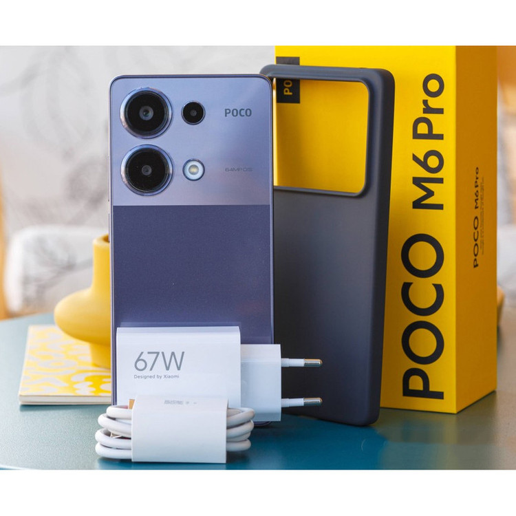 گوشی موبایل شیائومی مدل Poco M6 Pro دو سیم کارت ظرفیت 512 گیگابایت و رم 12 گیگابایت - گلوبال