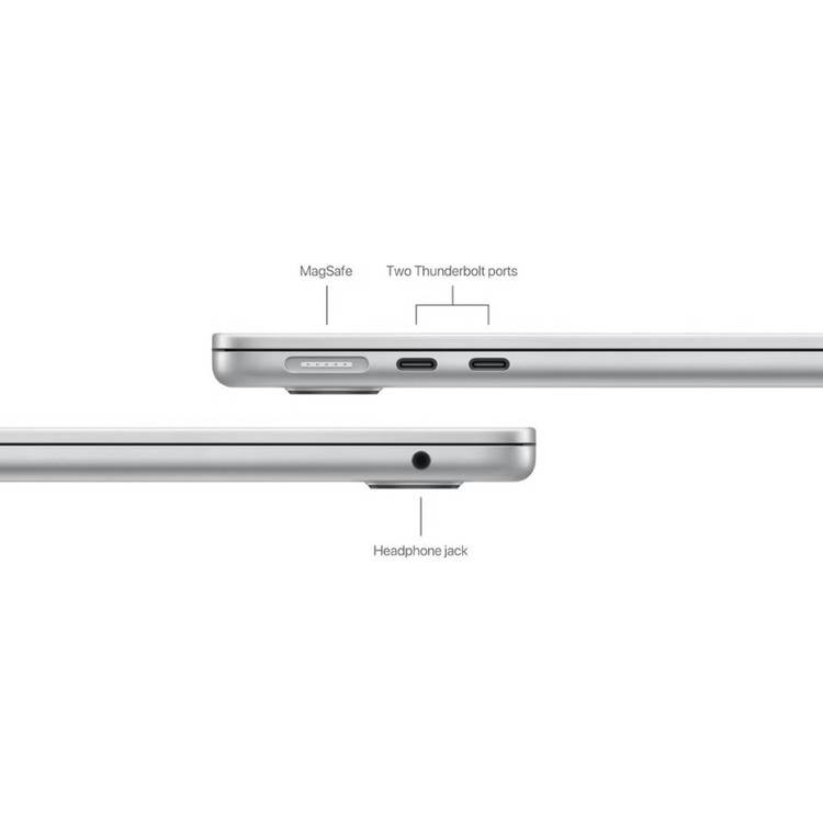 لپ تاپ 13.6 اینچی اپل مدل MacBook Air MXCT3 2024 ZPA-M3-16GB RAM-512GB SSD