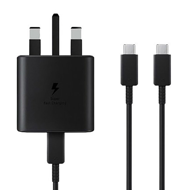 شارژر دیواری سامسونگ مدل EP-TA845-vietnam به همراه کابل تبدیل USB-C اصلی - ویتنام