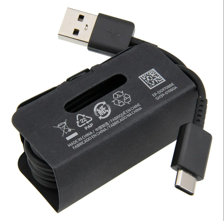 کابل شارژ اصلی سامسونگ - تبدیل USB به USB-C سامسونگ مدل EP-DG970BBE طول 1.5 متر اصلی ویتنام