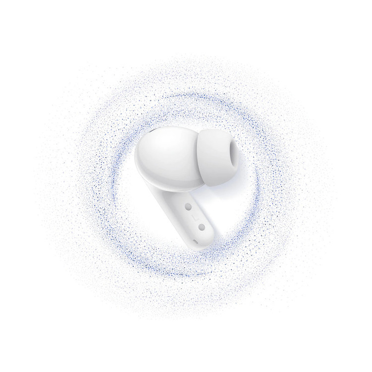 هدفون بلوتوثی شیائومی مدل Redmi Buds 5 با نویز کنسلینگ فعال (ANC)، درگاه شارژ USB Type-C، دارای نشانگر روی محفظه شارژ