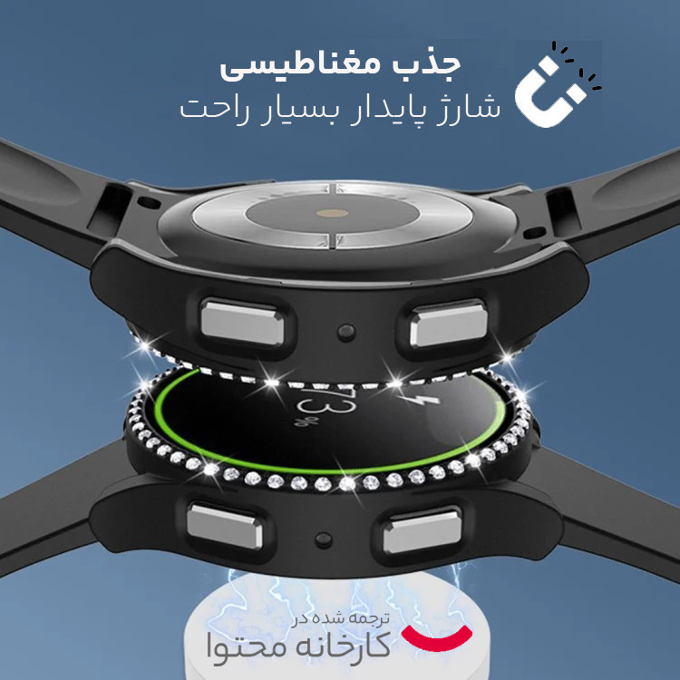 ساعت هوشمند سامسونگ مدل Galaxy Watch5 44mm بند آبی - اپن باکس